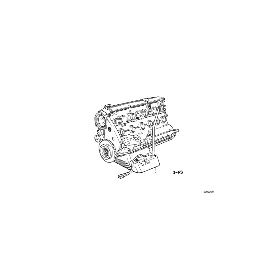 Genuine BMW 11009059266 E30 Set Mounting Parts Short Engine (Inc. 325i & 325ix) | ML Performance US Car Parts