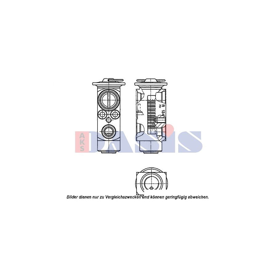 AKS Dasis 840135N AC Expansion Valve for BMW 7 (E65, E66, E67)