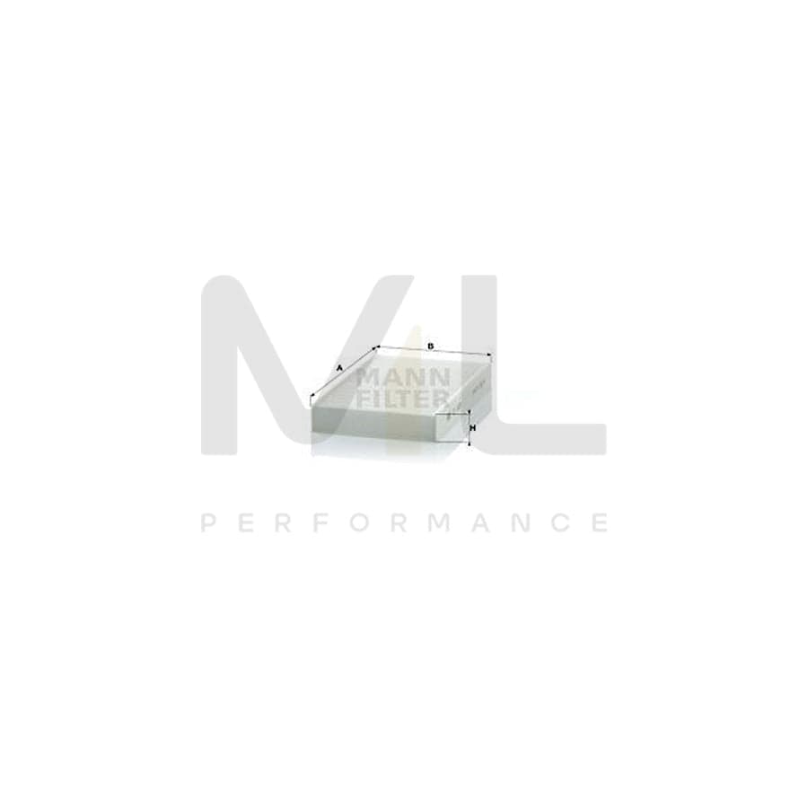 MANN-FILTER CU 1629 Pollen filter Particulate Filter
