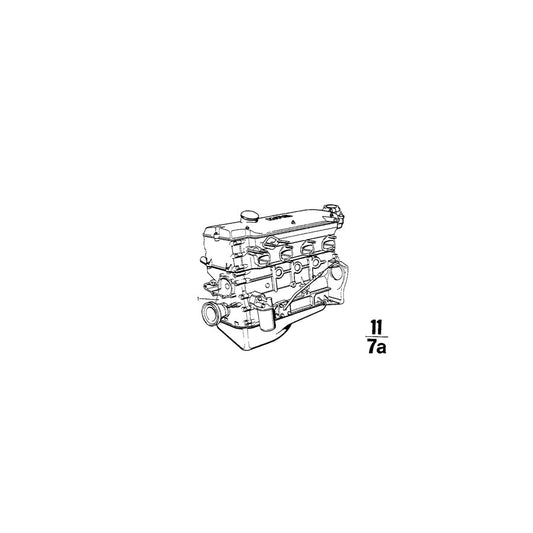 Genuine BMW 11009059265 E12 E28 E21 Set Mounting Parts Short Engine (Inc. 1502, 2000C & 1500) | ML Performance US Car Parts