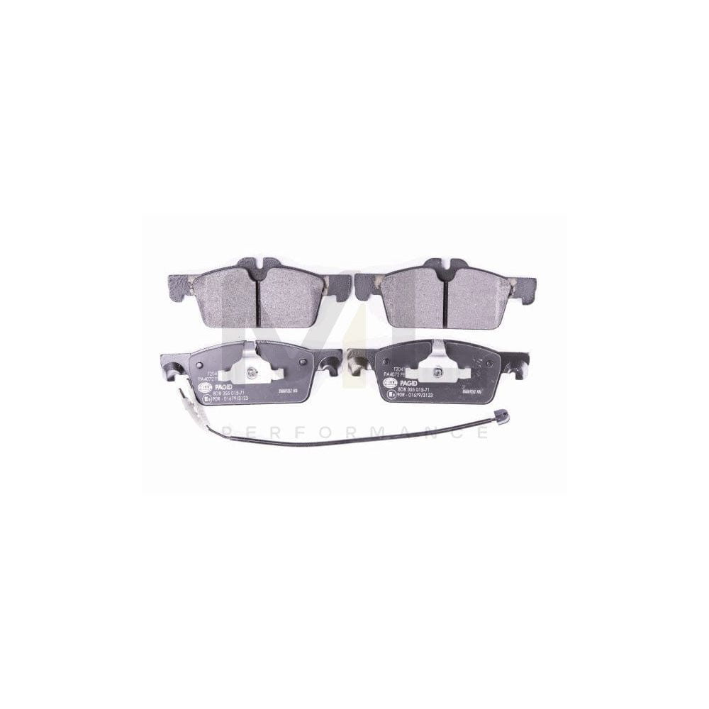 Hella 8DB 355 010-941 Brake Pad Set With Acoustic Wear Warning