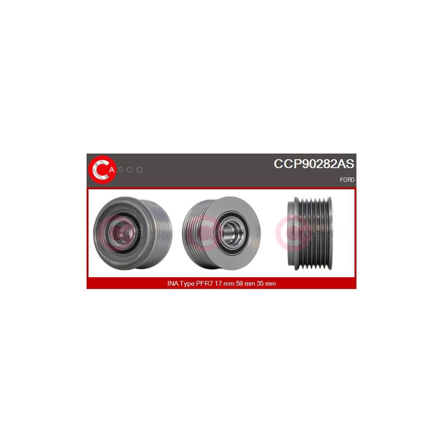 Casco Ccp90282As Pulley, Alternator