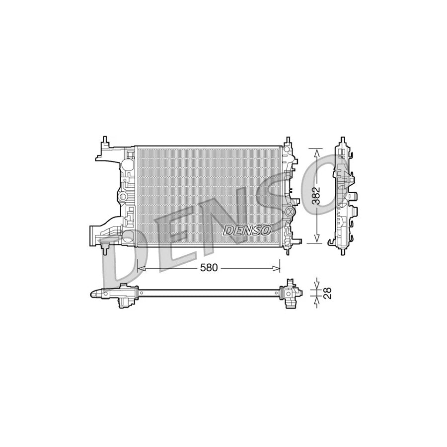 DENSO DRM20096 Engine Radiator