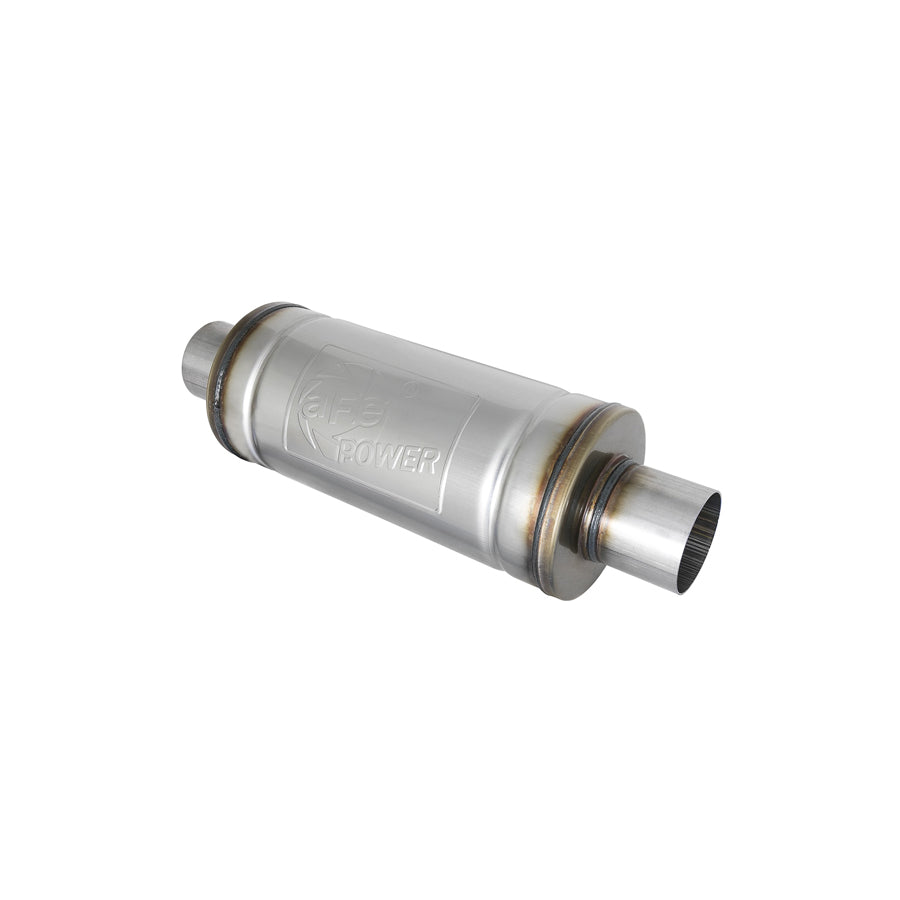  aFe 49M00007 2-1/2 IN ID Center/Center x 6 IN Dia. x 14 IN L - Round Body Muffler  | ML Performance US Car Parts