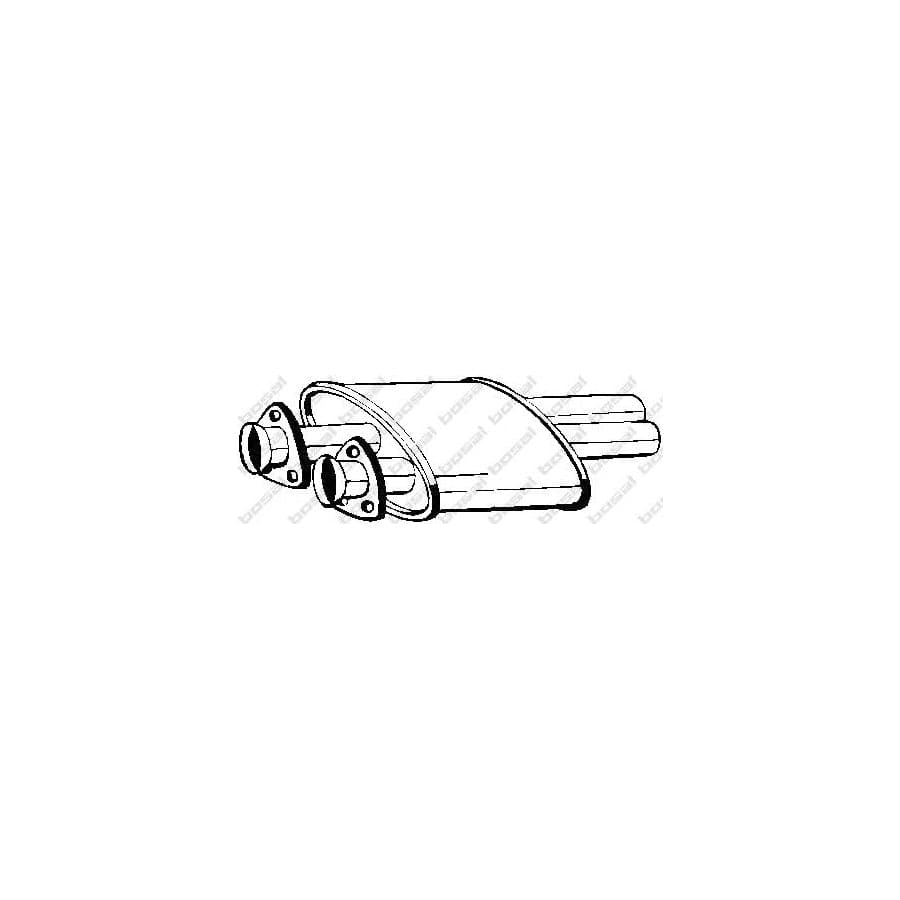 Bosal 247-889 Front Silencer for BMW 5 Saloon (E28)