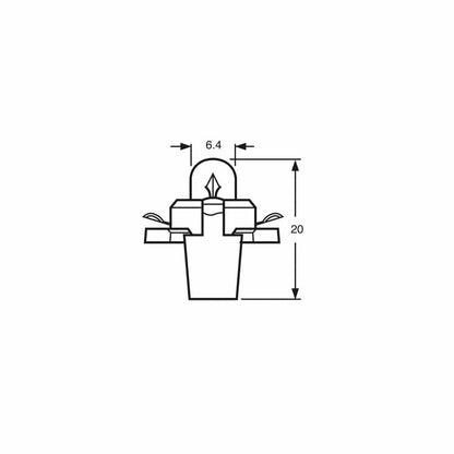 RING R509TSBK 14v 1CP B11d (Black Base) Panel (10 units)