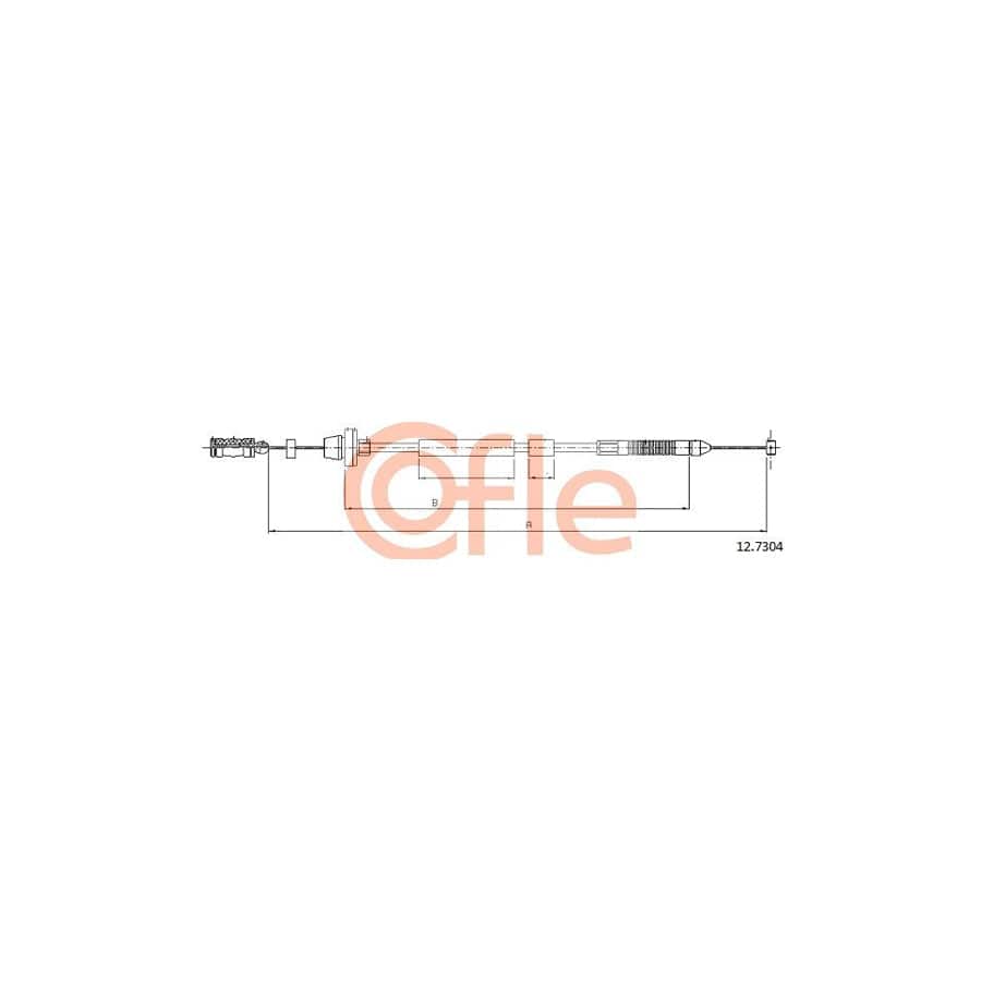 COFLE 12.7304 Throttle Cable for FIAT Palio I Weekend (178)