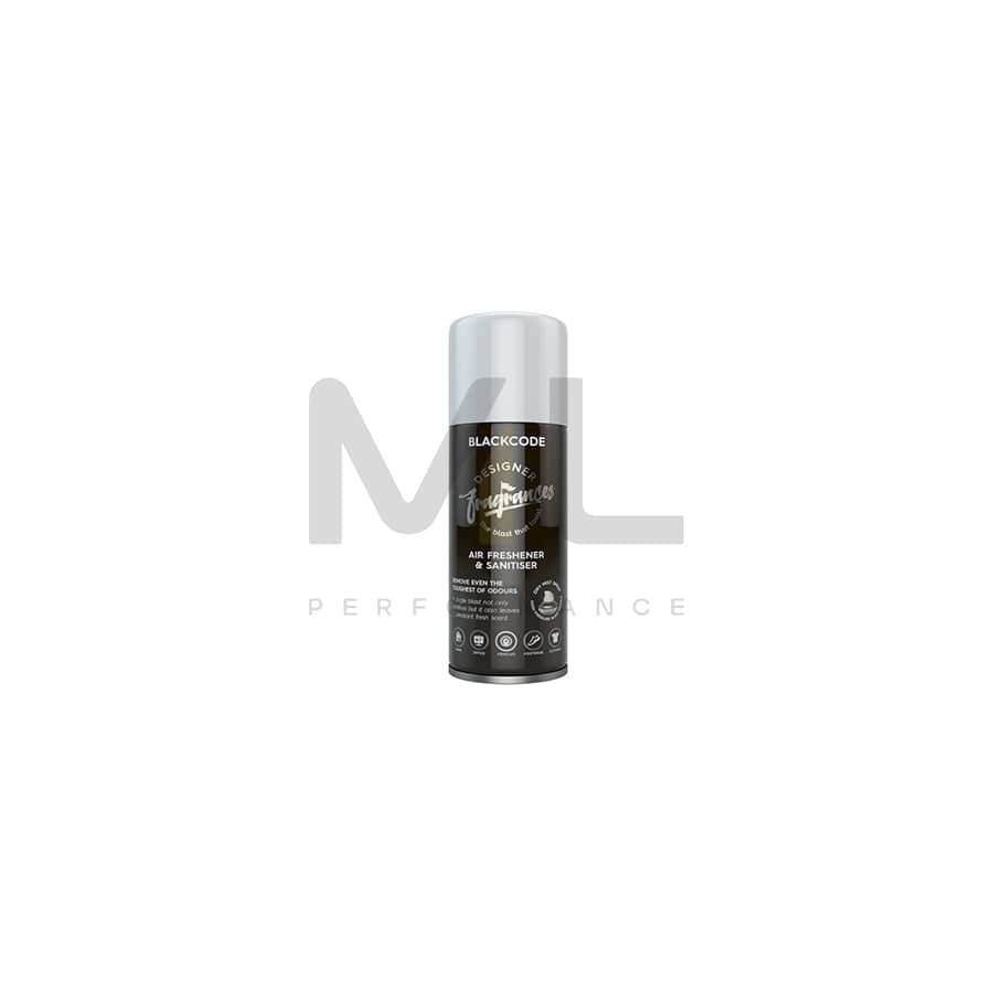 Designer Fragrances Blast Can Air Freshener & Sanitiser - Blackcode