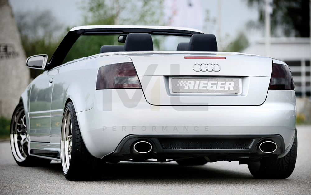 Rieger 00099819 Audi 8H A4 Rear Diffuser 2 | ML Performance UK Car Parts