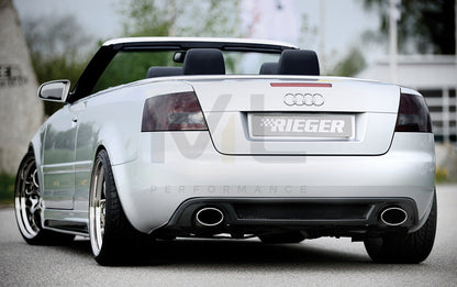 Rieger 00099819 Audi 8H A4 Rear Diffuser 2 | ML Performance UK Car Parts