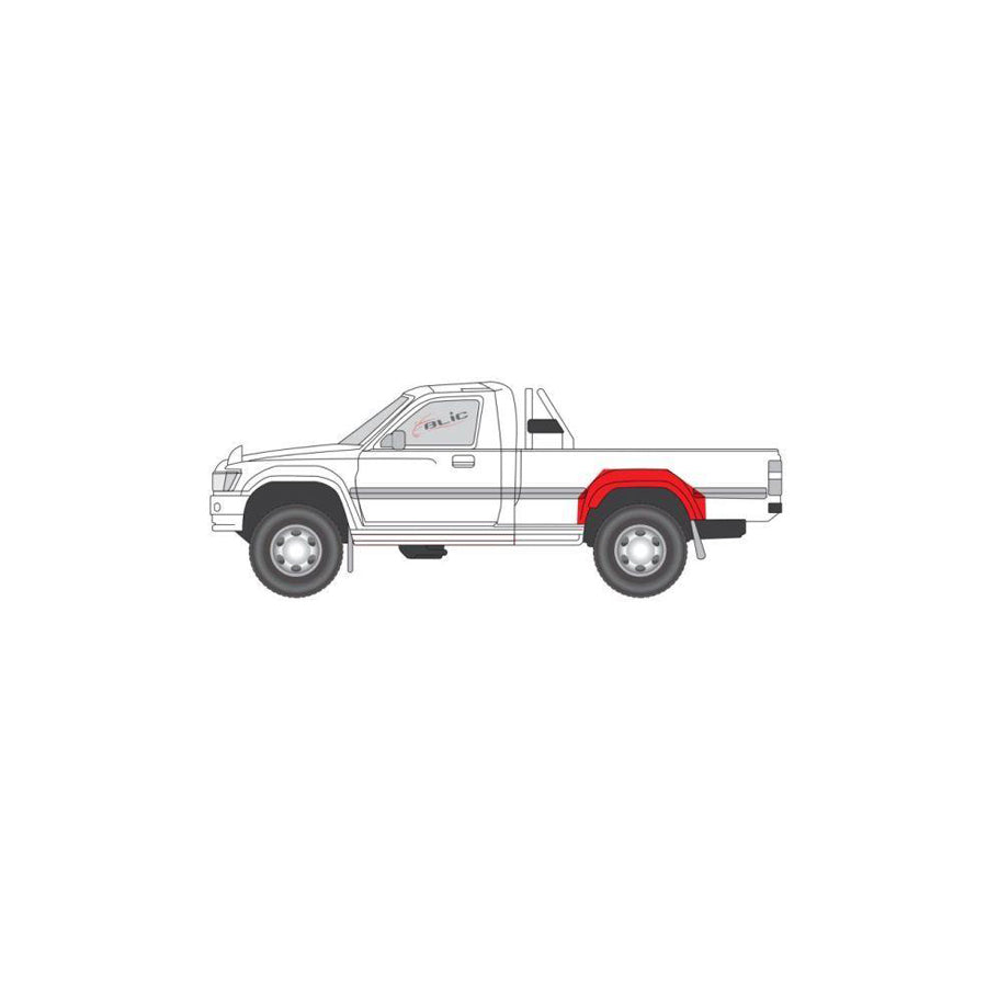 Blic 6504-03-8104591P Wing Fender