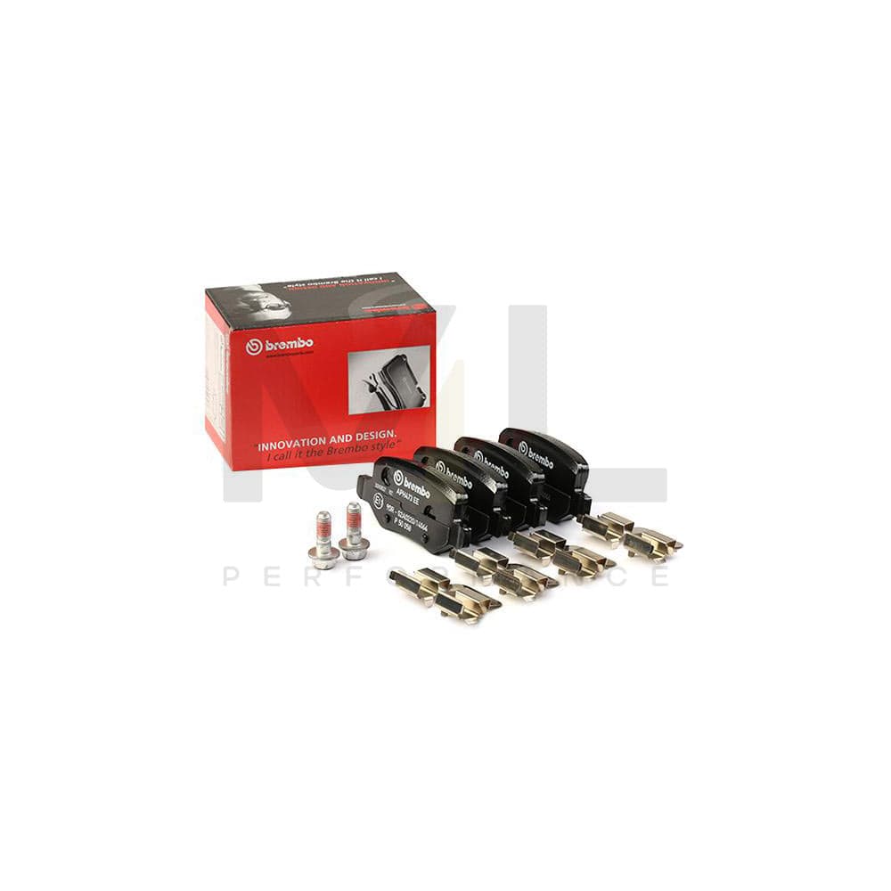 Brembo P 50 058 Brake Pad Set Excl. Wear Warning Contact, With Brake Caliper Screws | ML Performance Car Parts