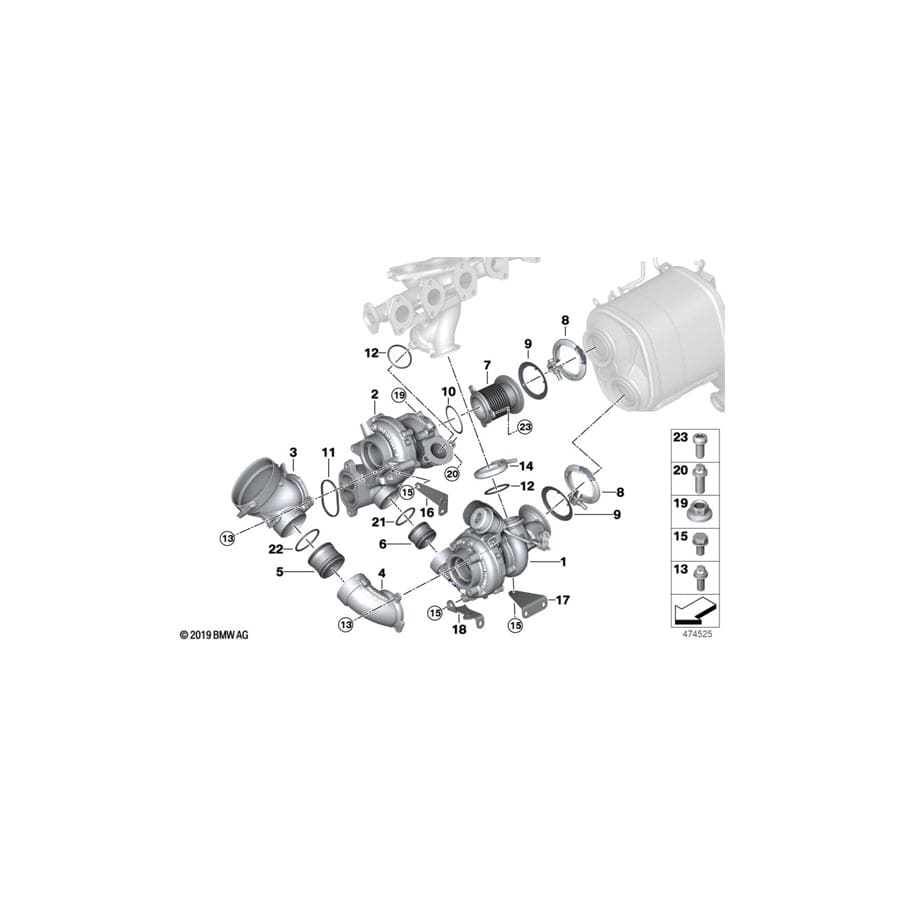 Genuine BMW 11658579197 G11 G06 G12 Support (Inc. X6 M50dX, X7 M50dX & X5 M50dX) | ML Performance UK Car Parts