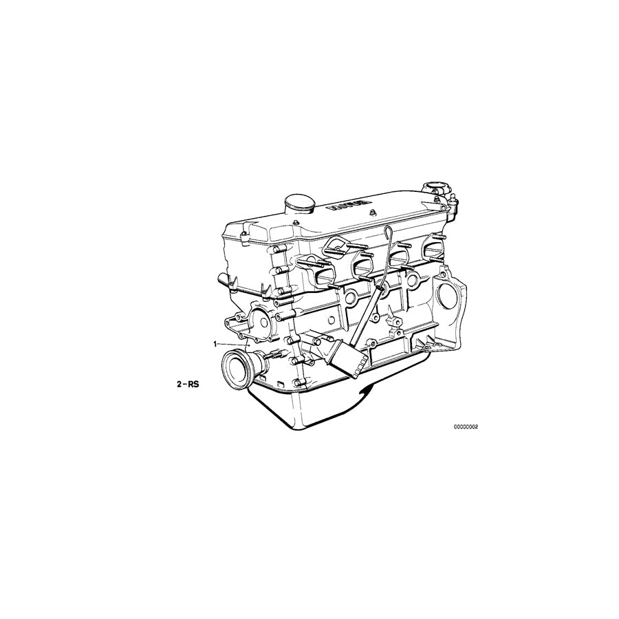 Genuine BMW 11009059264 E12 E28 E21 Set Mounting Parts Short Engine (Inc. 316, 518 & 318) | ML Performance US Car Parts