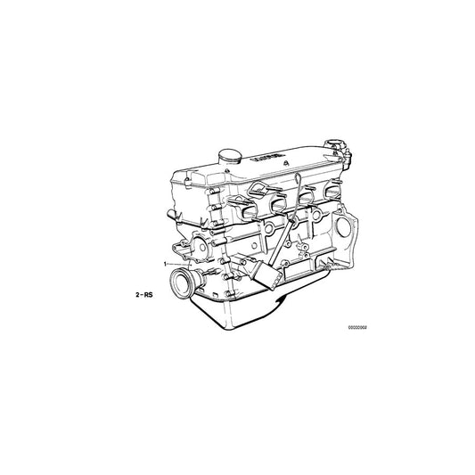 Genuine BMW 11009059264 E12 E28 E21 Set Mounting Parts Short Engine (Inc. 316, 518 & 318) | ML Performance US Car Parts