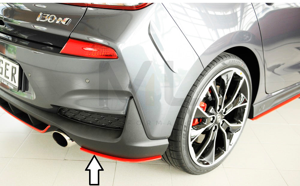 Rieger 00076004 Hyundai Rear Side Splitter (i30 N-Performance & i30 N) 3 | ML Performance UK Car Parts