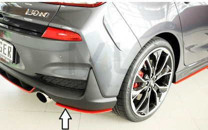 Rieger 00076004 Hyundai Rear Side Splitter (i30 N-Performance & i30 N) 3 | ML Performance UK Car Parts