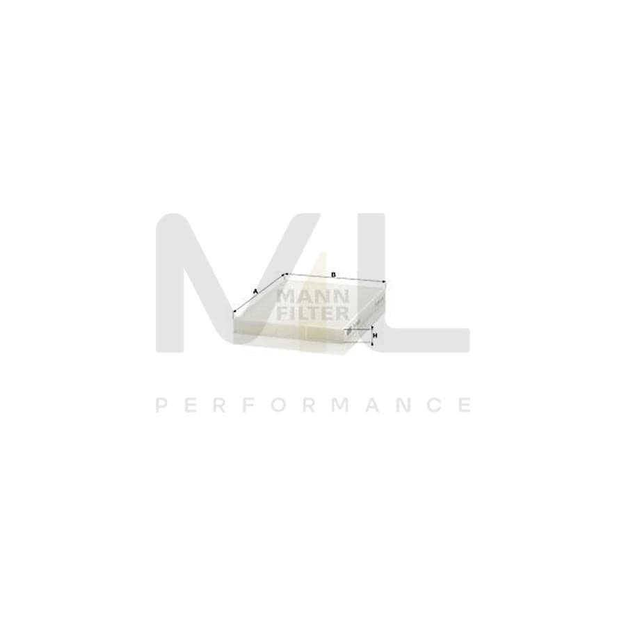 MANN-FILTER CU 2620 Pollen filter for RENAULT Koleos I (HY) Particulate Filter