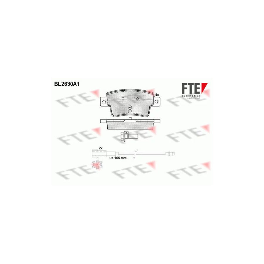 FTE 9010877 Brake Pad Set