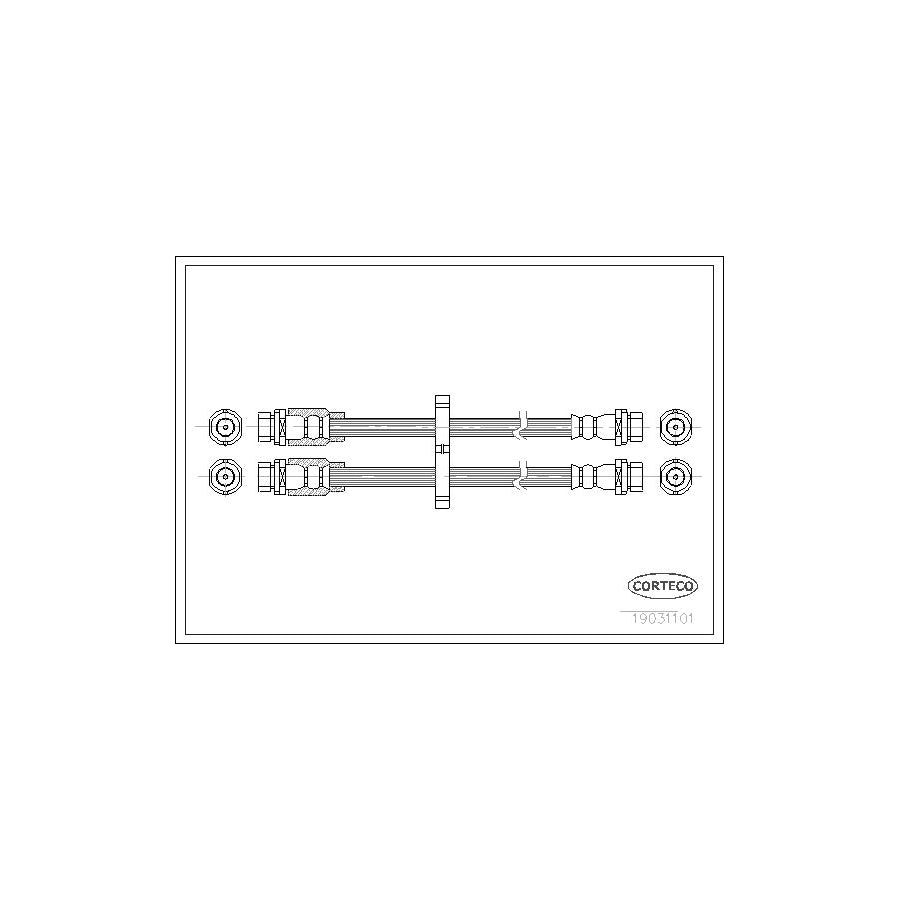 Corteco 19031101 Brake Hose