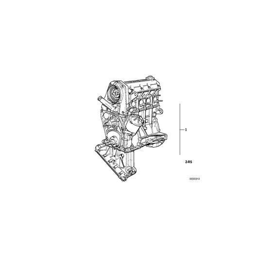 Genuine BMW 11009059200 E30 E34 Set Mounting Parts Short Engine (Inc. 316i, 318i & 518i) | ML Performance US Car Parts