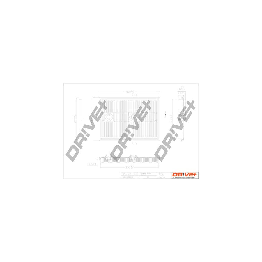 Dr!Ve+ Dp1110.10.0190 Air Filter