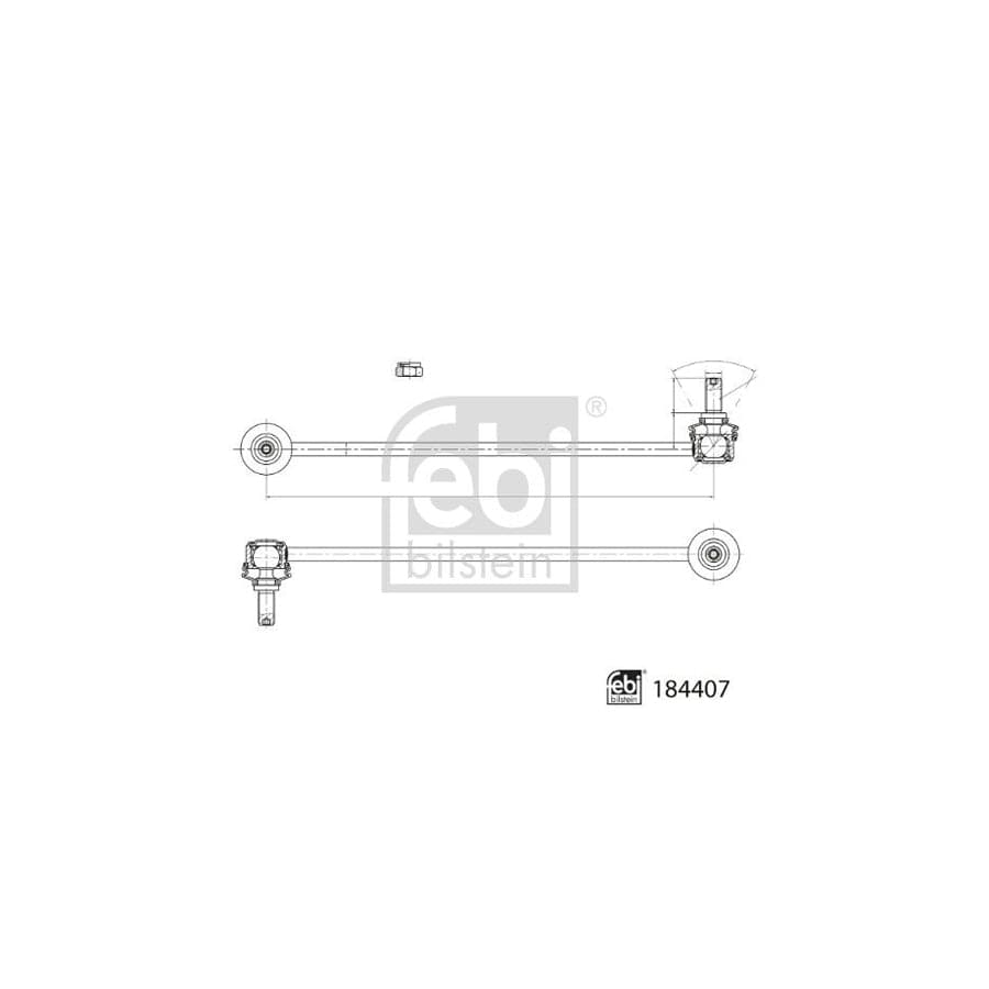 Febi Bilstein 184407 Anti Roll Bar Link for VW Atlas (Ca1)