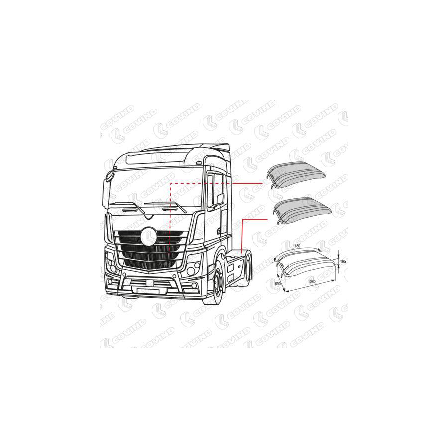 Covind 960/530 Wing Fender