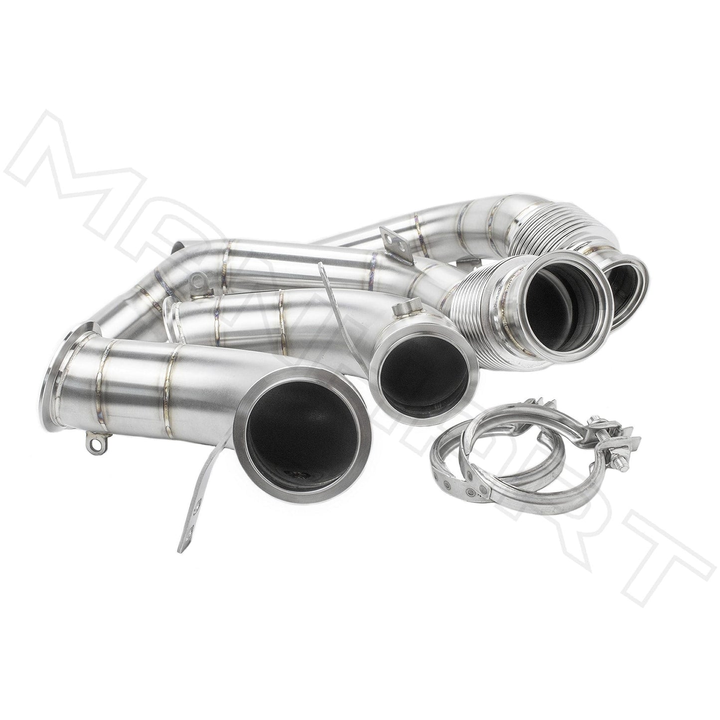 MANHART MH5F9011101_M8 DOWNPIPES RACE FOR BMW F9X M8 (COMPETITION) CAT-REPLACEMENT (PART 2 OF 2)
