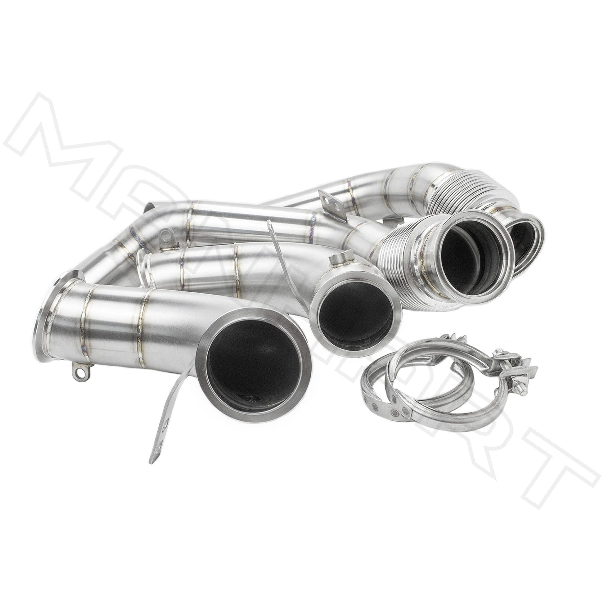 MANHART MH5F9011101_M8 DOWNPIPES RACE FOR BMW F9X M8 (COMPETITION) CAT-REPLACEMENT (PART 2 OF 2)