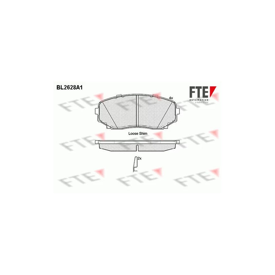 FTE 9010875 Brake Pad Set