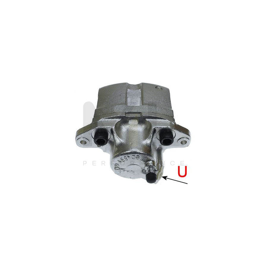 HELLA 8AC 355 387-581 Brake Caliper without holder