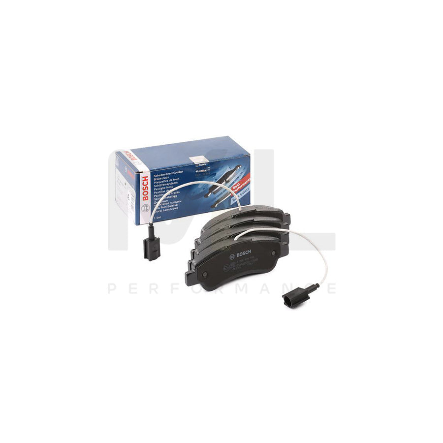 Bosch 0986494994 Brake Pad Set With Integrated Wear Sensor, With Anti-Squeak Plate BP1845 | ML Performance Car Parts