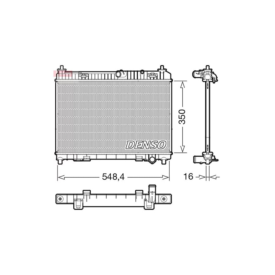 DENSO DRM10113 Engine Radiator