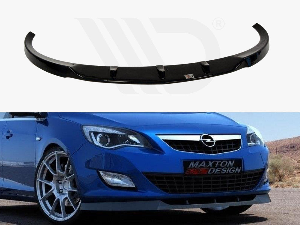Maxton Design OP-AS-4-FD1T Front Splitter Opel Astra J (pre-facelift) (2009-2012) | ML Performance US Car Parts