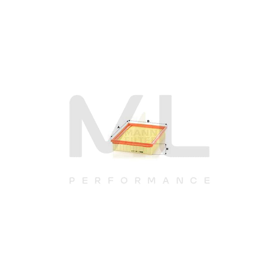 MANN-FILTER C 25 015 Air Filter for RENAULT Latitude Filter Insert