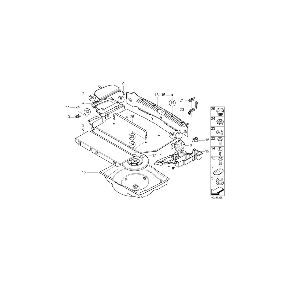 Genuine BMW 51478267945 E46 Cover (Inc. 330xd, 318i & 323i) | ML Performance US Car Parts