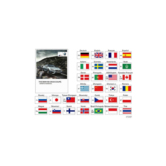 Genuine BMW 01402929398 Owner's Manual For F06 M6 EL (Inc. M6) | ML Performance US Car Parts