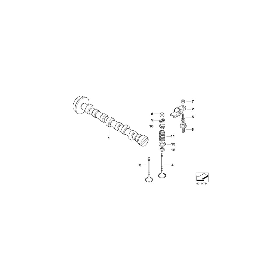 Genuine BMW 11347791054 R50 Intake Valve (Inc. One D) | ML Performance US Car Parts