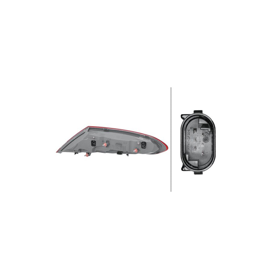 Hella 2SD 011 786-251 Rear Light Suitable For Mercedes-Benz C-Class