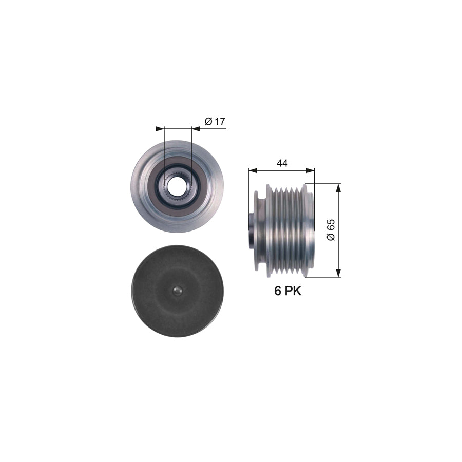Gates OAP7139 Alternator Freewheel Clutch