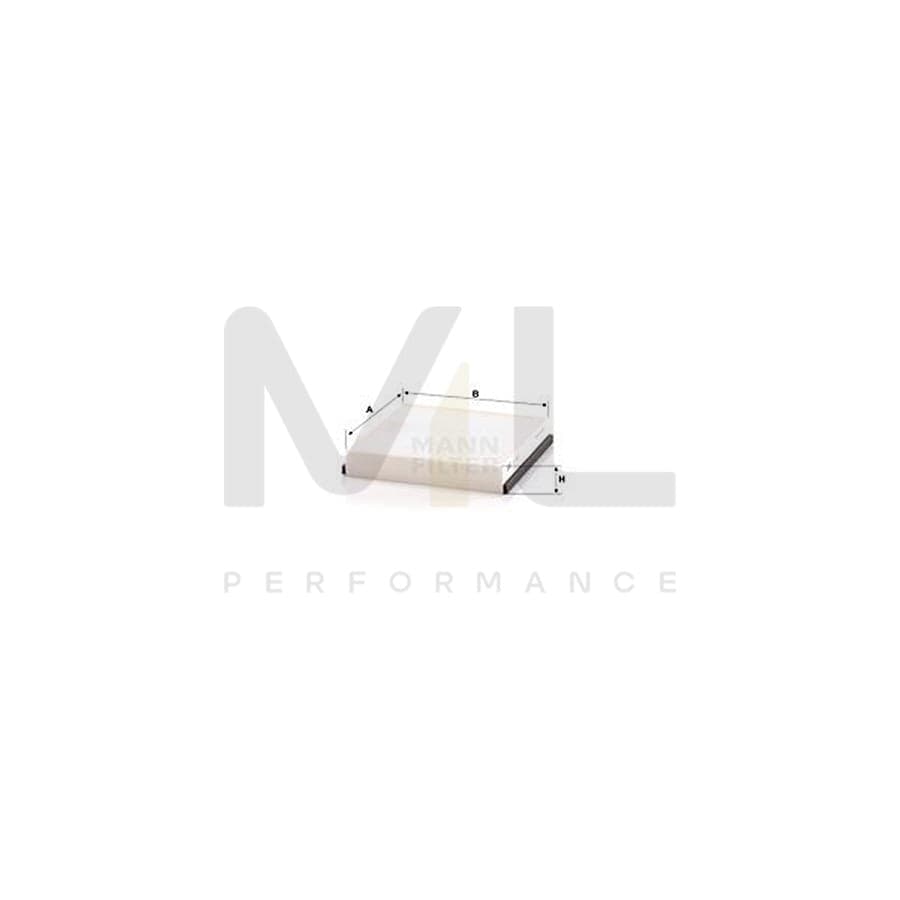 MANN-FILTER CU 1931-2 Pollen filter Particulate Filter