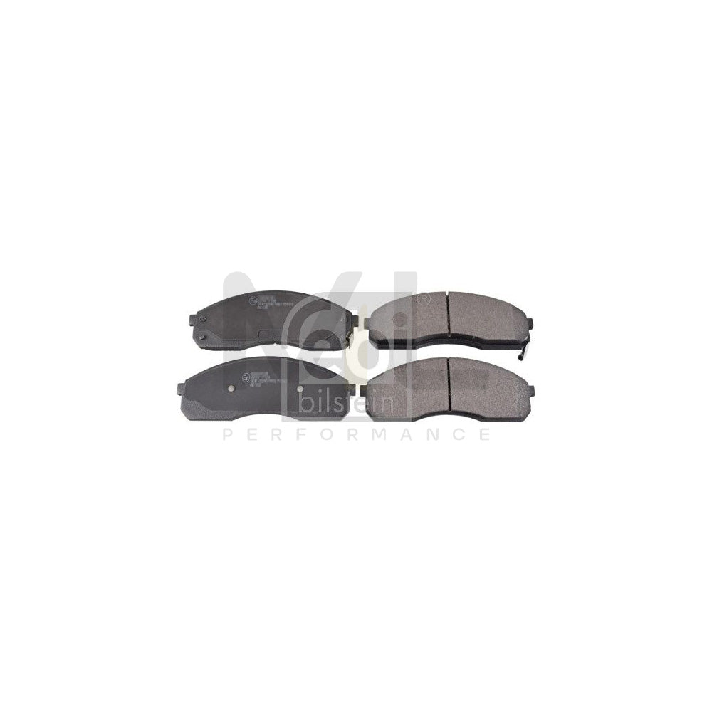 Febi Bilstein 116314 Brake Pad Set Front Axle, With Acoustic Wear Warning