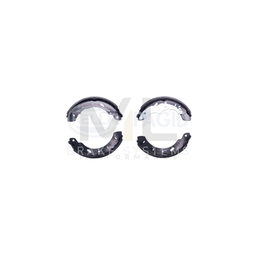 HELLA 8DB 355 022-201 Brake Shoe Set with handbrake lever