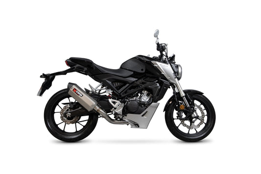 Scorpion RHA183SYSTEO Honda CB125 R Serket Parallel Full System - Titanium Sleeve | ML Performance US US