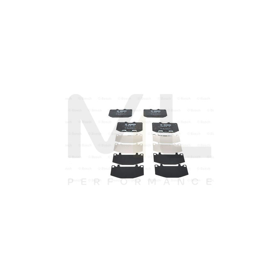 Bosch 0986494398 Brake Pad Set For Subaru Impreza With Acoustic Wear Warning, With Mounting Manual BP1321 | ML Performance Car Parts