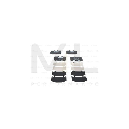 Bosch 0986494398 Brake Pad Set For Subaru Impreza With Acoustic Wear Warning, With Mounting Manual BP1321 | ML Performance Car Parts