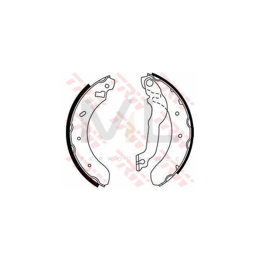 TRW GS6255 Brake Shoe Set for FORD ESCORT | ML Performance Car Parts