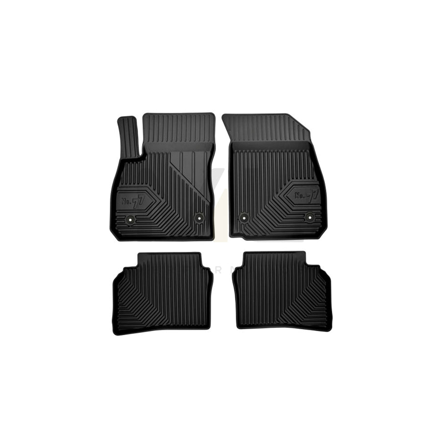 FROGUM Tailored 77407510 Floor mat set for OPEL INSIGNIA Elastomer, Front and Rear, Quantity: 4, Black, (LHD)
