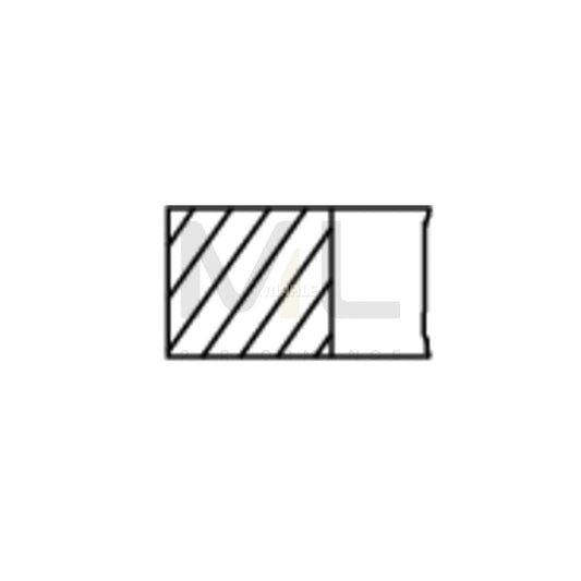 MAHLE ORIGINAL 550 RS 00100 0N9 Piston Ring Kit for TRABANT P 601 Cyl.Bore: 75,0mm | ML Performance Car Parts